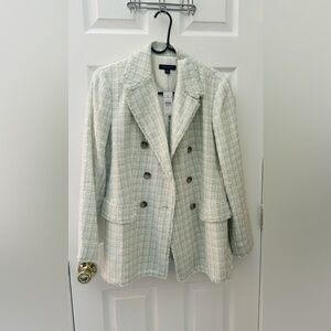 Ann Taylor tweed double breasted blazer. New and ready for fall!